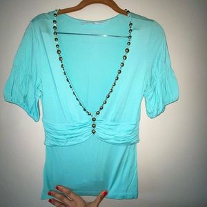 Blumarine cruise T-shirt with embellishments IT 42